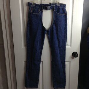 Levi's LGBTQ+ Pride chaps, S/P; RARE Never worn, Rainbow, Avant Garde, Sexy Chic